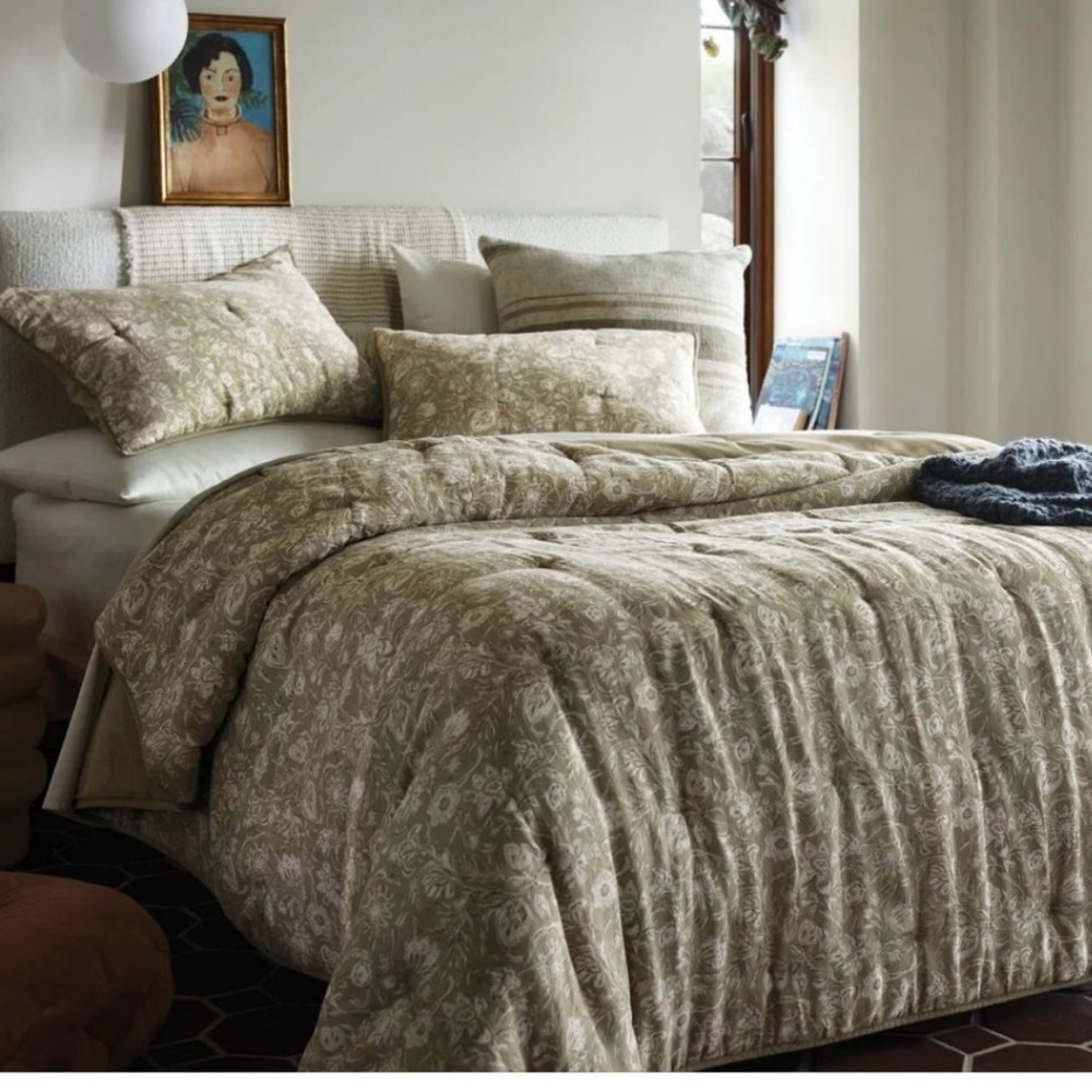 Threshold - Full/Queen Floral Print Trad
Cotton Voile Lofty Quilt
